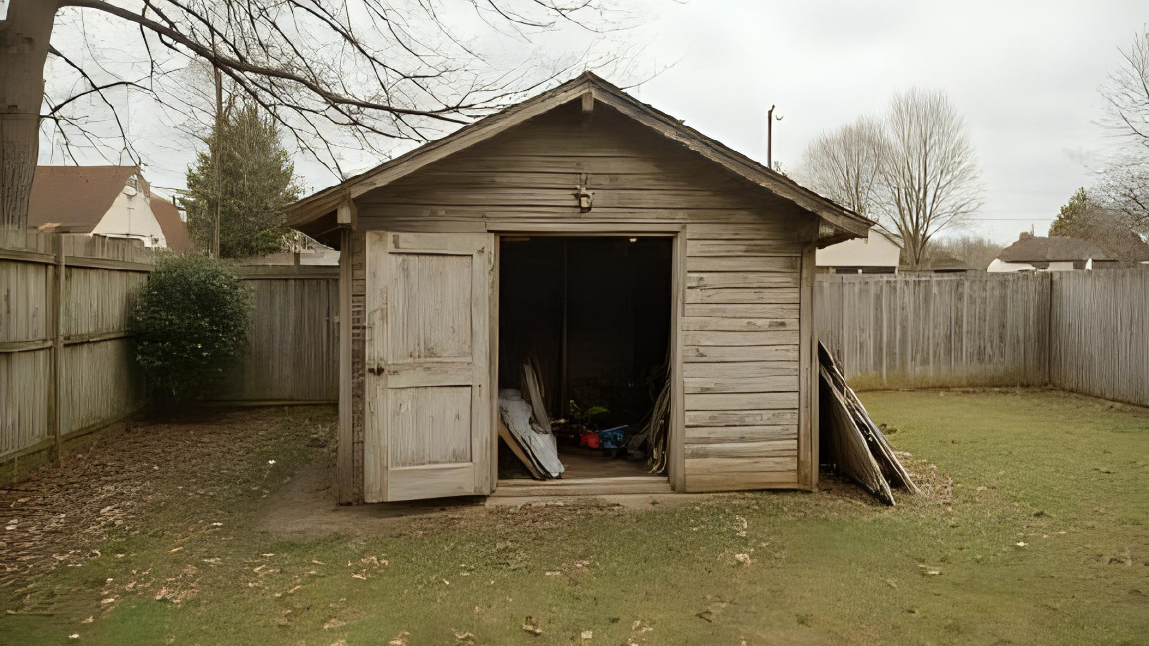 old shed removal junk ct